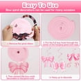 thumbnail image 3 of Pink Bow Birthday Decorations,  32PCS Pink Bow Hanging Swirls Set, Bow Party Decorations for Girl Birthday Wedding Valentine's Day Dance Party Favor Supplies, 3 of 14