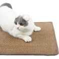 thumbnail image 1 of Durable Cat Scratching Mat,Natural Sisal Cat Training Scratch Pad,Anti-Slip Cat Scratch Rug Furniture Protecter (Large(31.5" 19.7" 1.2"), KAK), 1 of 7