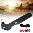 thumbnail image 4 of Canoe Rudder, Aluminium Alloy Fishing Watercraft Canoe Sturdy Canoe Kayak  For Canoes For Kayaks For Fishing Boats, 4 of 8