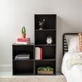 thumbnail image 4 of IRIS 4 Tier Tall Freestanding Wood Storage Bookshelf Shelf Shelving Unit, Black, 4 of 4