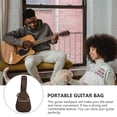thumbnail image 3 of OULII 1Set Acoustic Guitar Case in Coffee Color with Protective EVA Foam, 3 of 6