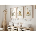 thumbnail image 2 of Safari Nursery Decor, Safari Wall Decor, Nursery Wall Decor, Safari Art Print Set of 3 UNFRAMED, 2 of 7