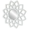thumbnail image 5 of Northlight Set of 3 Arched Floral Matte White Wall Mirrors 9.5", 5 of 8