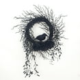 thumbnail image 2 of XGFHYJEH Halloween Wreath, Halloween Wreaths for Front Door, Halloween Decorations, Halloween Home Wall Decor Ornaments, 2 of 7
