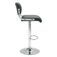 thumbnail image 2 of Juice Bar Chair Black - Leatherette Chromed Steel, 2 of 4