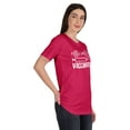 thumbnail image 2 of Inkmeso Womens Officially Vaccinated Funny Pro-Vaccine Crew Neck T-shirt Tops, 2 of 8