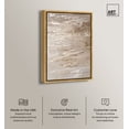 thumbnail image 2 of Aged Fissure Canvas Elegant Gold Abstract by Art Remedy, Gold Frame, 20" x 30", 2 of 7