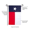 thumbnail image 3 of Evergreen Applique Texas State Garden Flag, 12.5 x 18 inches, 3 of 6