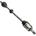 thumbnail image 2 of Detroit Axle - Power Steering Rack & Pinion + Front CV Axle Shafts + Upper Control Arms + Outer Tie Rods Replacement for Honda Civic [w/ ABS; 1999-2000 Exc Si Sir] - 9pc Set, 2 of 7
