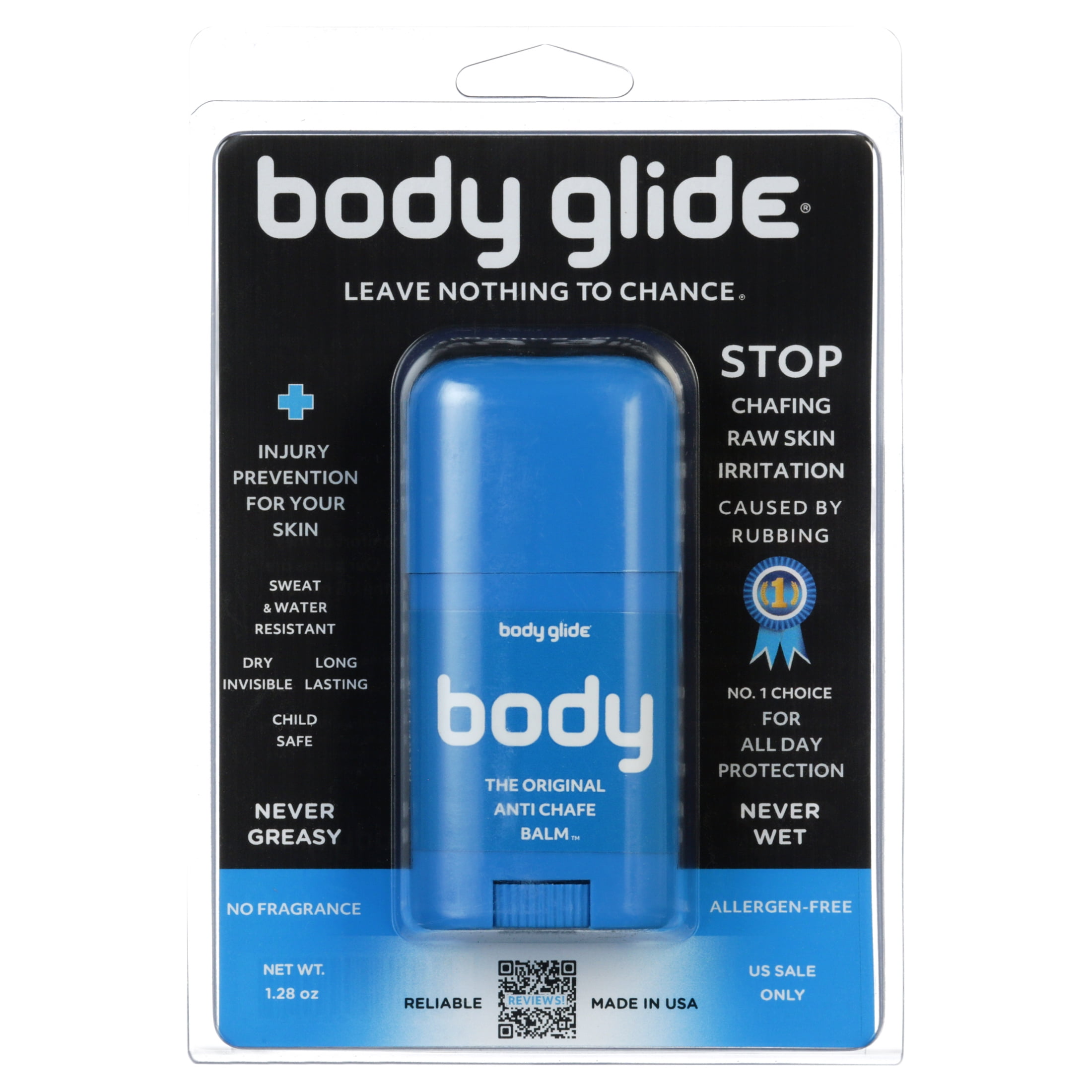 Body Glide® Body Anti Chafe Skin Protectant Balm, Fragrance Free