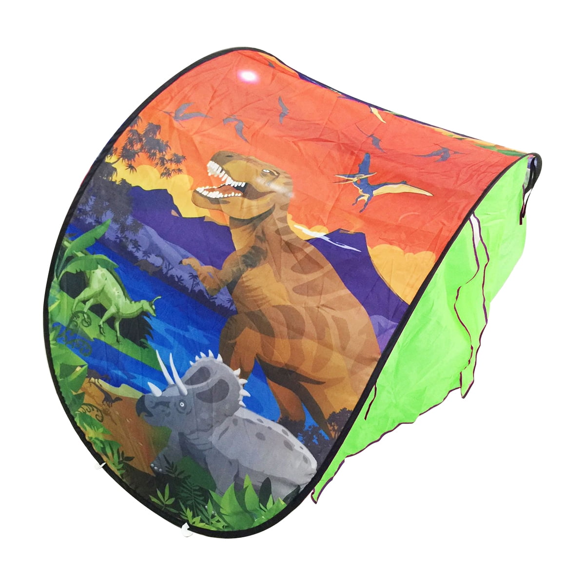 Dinosaur Island Dream Tents Pop-up Foldable Playhouse Kids Bed Tent Indoor Gift 