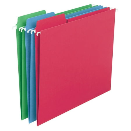 - SMEAD FasTab Colored Hanging Folders, Letter 30ct