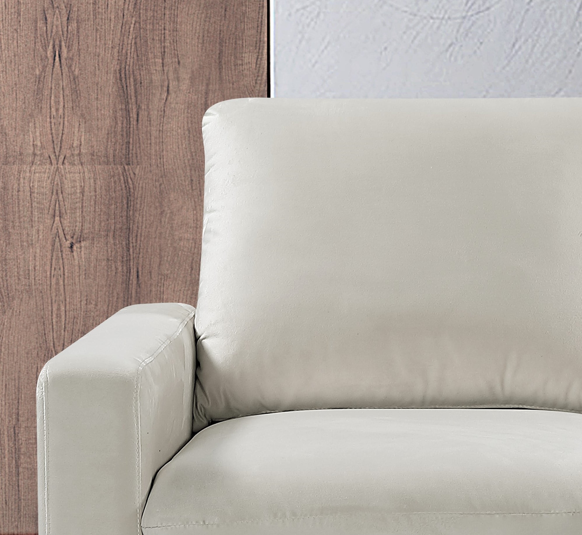 Uspridefurniture Buchholz 54.7'' Velvet Square Arm Loveseat -Beige