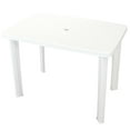 thumbnail image 1 of vidaXL Garden Table White 101x68x72 cm Plastic, 1 of 4