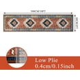 thumbnail image 2 of HAHDAXIA Boho Runner Rugs for Hallway 2x10 Extra Long Washable Non-Slip Hallway Runner Rug Low-Pile Stair Kitchen Runner Oriental Throw Carpet Runner for Entrance Bathroom Living Dining Laund, 2 of 7