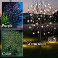 thumbnail image 7 of Fuchsun Christmas Outdoor Tree Solar Willow Tree 4.6 FT Artificial Plant for Garden Waterproof with Blink Modes for Patio Decor, 7 of 7