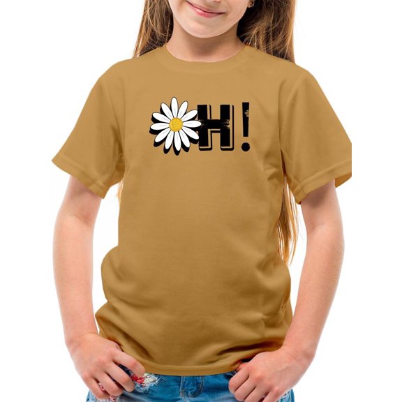 Oh Yellow Daisy T-Shirt Juniors -Image by Shutterstock, x-Small