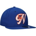 thumbnail image 3 of Men's New Era Royal New York Mets  Duo Logo 2.0 59FIFTY Fitted Hat, 3 of 6