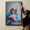 thumbnail image 6 of English Toy Spaniel Decor Poster Unframe, English Toy Spaniel Dog Canvas Wall Art, Dog Reading Book Canvas Print Painting Poster Wall Decor Dog Lovers Gifts, 6 of 6