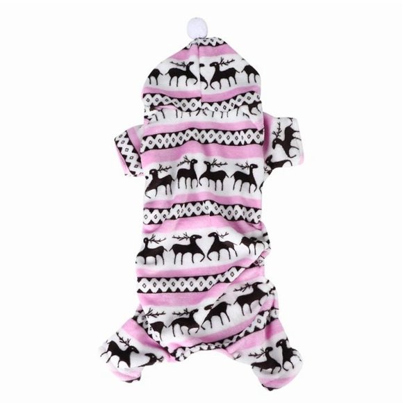 Vêtements d'Hiver en Peluche Mignons et Chauds pour Chiens, Chandails à Capuchon pour Petits Chiens, Manteau pour Chiot
