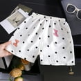 thumbnail image 2 of Girls Summer Casual Plaid Shorts Breathable Loungewear Sleepwear Comfortable Toddler Kids Pants For Daily Wear, 2 of 3