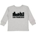 thumbnail image 3 of Inktastic San Francisco Skyline with Grunge Boys or Girls Long Sleeve Toddler T-Shirt, 3 of 5