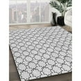 thumbnail image 3 of Ahgly Company Machine Washable Indoor Rectangle Transitional White Smoke Area Rugs, 2' x 5', 3 of 7