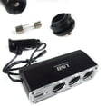 thumbnail image 6 of 3Way Car Cigarette Lighter Socket with USB Charger M7U2 to Devices Ne 3, 6 of 8