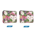 thumbnail image 7 of FORMRS 13-13.3 inch Laptop Sleeve Case Soft Carrying Quilted Computer Bag Cover, White Flowers, 7 of 7