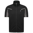 thumbnail image 5 of Little Donkey Andy Men's Lightweight Softshell Vests Short Sleeve Jackets for Golfing Hiking Running (Black-Grey XL), 5 of 6