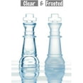 thumbnail image 2 of Gamie 12-inch Glass Chess Set – Elegant Design, 32 Frosted & Clear Pieces, Felted Bottoms, Durable & Stable Board Game, 2 of 8