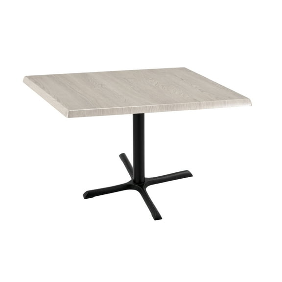 30" Tall OD211 Indoor/Outdoor All-Season Table with 36" x 36" Square White Ash Top