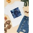 thumbnail image 3 of Watercolor Astrology V T-Shirt Women -Grace Popp Designs, Female Medium, 3 of 4