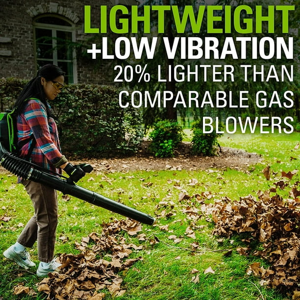 Greenworks backpack deals leaf blower