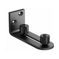 thumbnail image 1 of Promoción Guía de piso Puertas corredizas de granero Guía de rodamientos de bolas ajustables de montaje en pared Negro - 120 × 50 × 60 MM, 1 of 5