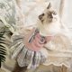 thumbnail image 5 of Vestido para gatos Vestido de punto para perros y gatos Falda a cuadros para perros Ropa de moda para mascotas pequeñas y medianas Primavera y otoño Falda para perros de peluche, 5 of 5