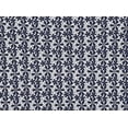 thumbnail image 2 of Zelouf Floral Screen Double Scallop Chemical Lace  , Sewing, DIY, Crafts Fabric by the Yard, Navy, 5 Yard, 2 of 2