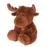Giftable World A05014 16 in. Plush Moose with Baby