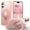 Pink, variant on ShieldFlex for iPhone 17 Case with Invisible Magnetic Ring Stand Military-Grade Translucent Case for iPhone 17 6.3 Inch, Compatible with Mag-Safe, Great Grip Feeling,Winered