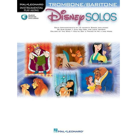 Disney Solos - Instrumental Solos for Trombone/Baritone (Book/Online Audio) (Other)