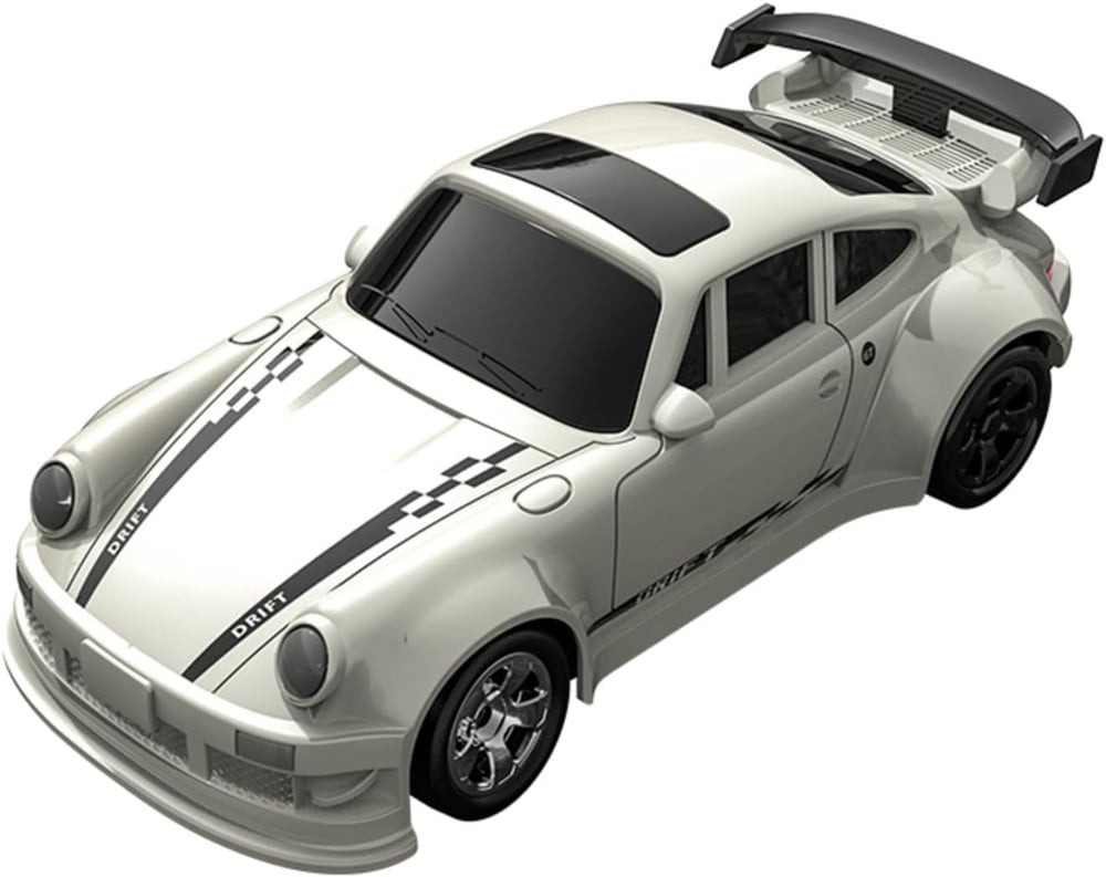 1/64 Scale RC Car Drift Remote Control Racing Sports White