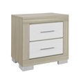 thumbnail image 3 of Emma Table de Chevet en Bois Naturel-Blanc, 3 of 6