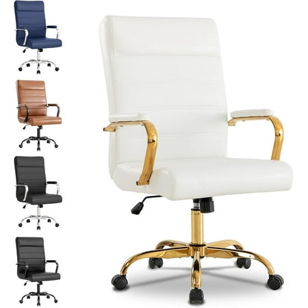 white and gold office desk product