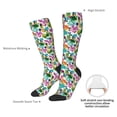 thumbnail image 5 of Bingfone Compression Socks for Women and Men Long Socks for Running Athletic Cycling Nurse-Watercolor Flowers, 5 of 8