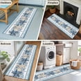 thumbnail image 5 of Blue Starfish Coastal 2'x6' Runner Rugs for Hallway Kitchen Bedside Non Slip, Ocean Beach Coral Nautical Botanical Entryway Rug Runners with Rubber Backing, Long Carpet Runner for Laundry Room, 5 of 8