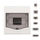 thumbnail image 2 of Bewildely Electrical Distribution Box Mounted Circuit Breaker Protection Lighting MCB Wire Case Power Wear-resistant Wall-mounted Accesorios para electrodomésticos Blanco 138x100x82mm, 2 of 6