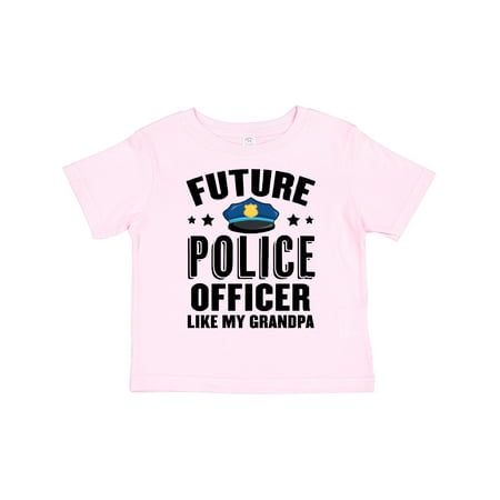 

Inktastic Future Police Officer Like My Grandpa Gift Toddler Boy or Toddler Girl T-Shirt