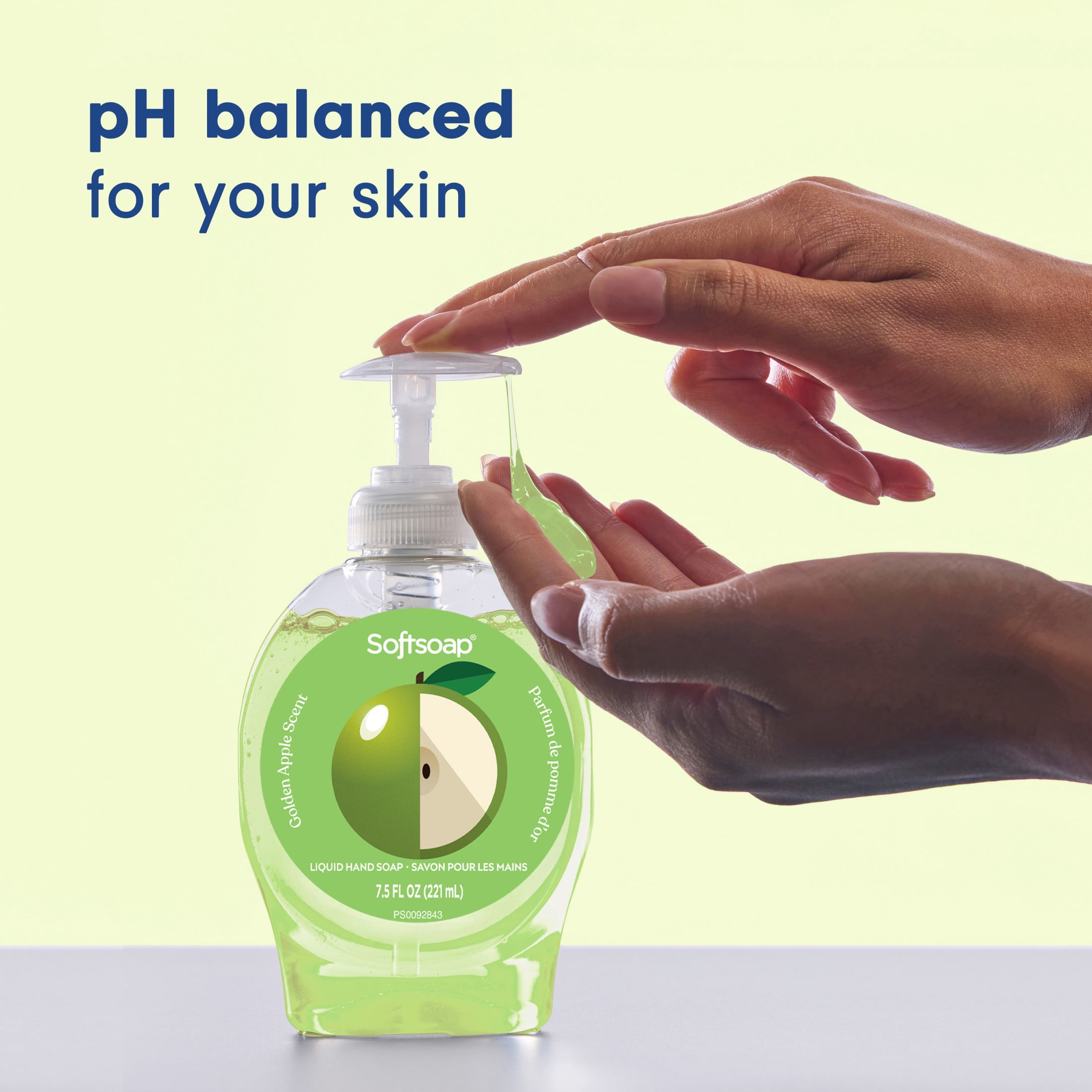 Softsoap Limited Edition Liquid Hand Soap, Golden Apple Scent, 7.5 fl oz Pump Bottle