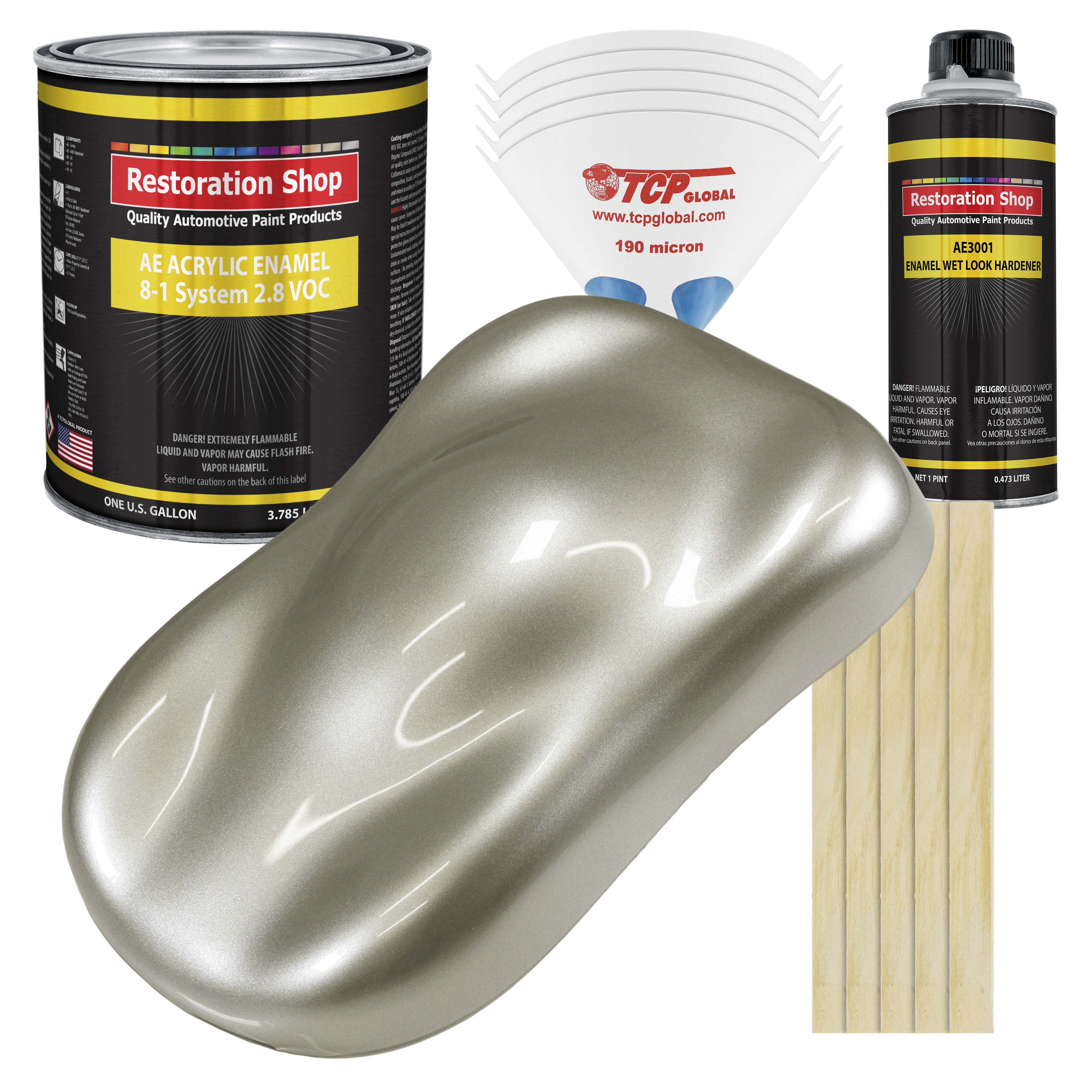 Restoration Shop Galaxy Silver Metallic Acrylic Enamel Auto Paint