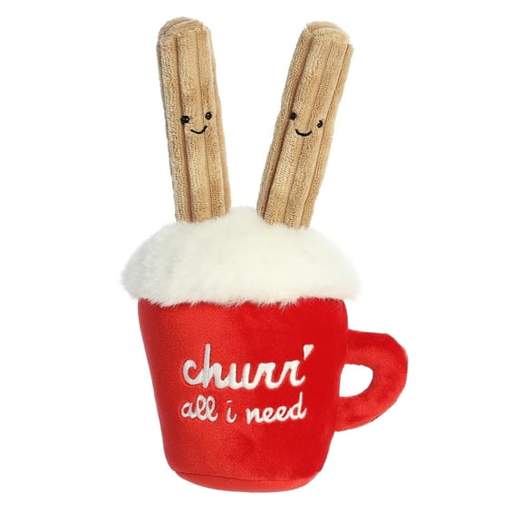 Aurora - Medium Red JUST SAYIN' - 10" Churr' All I Need Churros - Witty Stuffed Animal